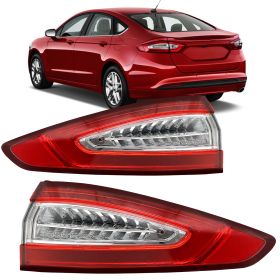Dasbecan Right Tail Light Assembly Compatible With 2013-2016 Ford Fusion S SE