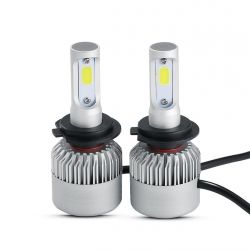 Silver Integrated Car Headlights
