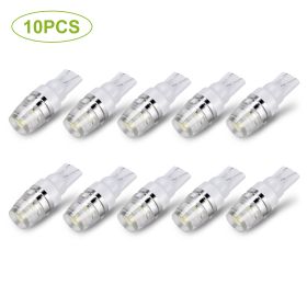10PCS T10 LED Bulbs 194 LED Lights 12V 1W 5730 Xenon White Wedge Base LED Replacement Bulbs For License Plate Parking Position Interior Lights