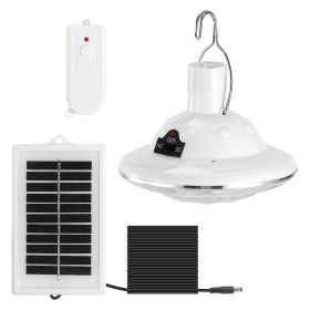 1Pc Solar Camping Lantern With Remote 3 Light Modes 3 Charging Methods IP65 Waterproof For Patio Tent Garden Hiking Power Failure Hurricane