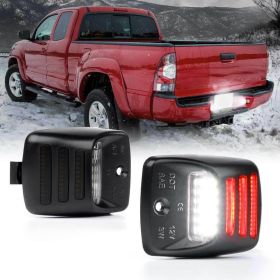 2x RED OLED TUBE LED License Plate Light Lamp For 2005-15 Tacoma Tundra