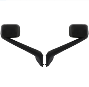 New Cascadia Hood Mirror Assembly, Black Version Without Heating, Set-2 Pieces (Option: LV 8619B)