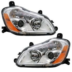 2013-2021, KENWORTH-T680 Front Headlight Assembly, American Version, Halogen, Including Bulb, (Option: LV6850)