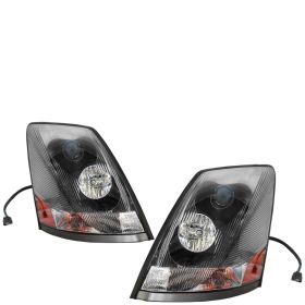 VOLVO VNL Headlights Black (Option: LV 7250B)