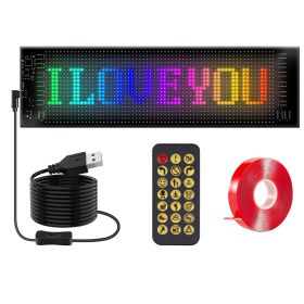 2Pack 16x96 Matrix Devil Eyes Lights For Car Ultra-thin Programmable LED Car Signs With APP Remote Control DIY Design Text Patterns Animations (Option: 12x60cm)