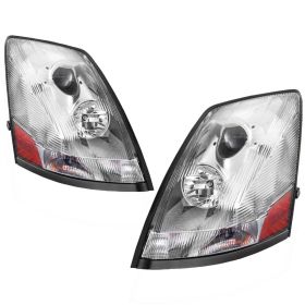 For 2004-2017 Volvo Vnl Headlamp Halogen Assembly White (Option: LV 7250E)