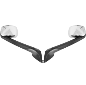 Freightliner- New Cascadia Hood Mirror Assembly Electroplated With Heating (Option: LV 8619E)